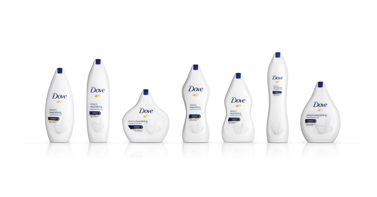 Dove Celebrates Diversity with Curvy Beauty Bottles