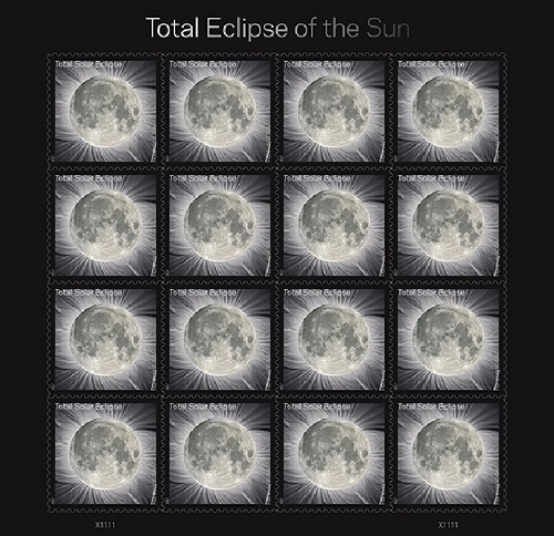 Interactive Stamp Celebrates 2017's Total Solar Eclipse
