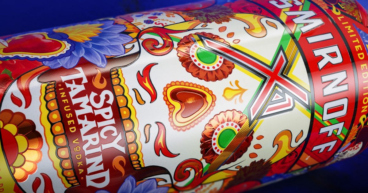 smirnoff gets spicy with day of the dead motifs dia design agency