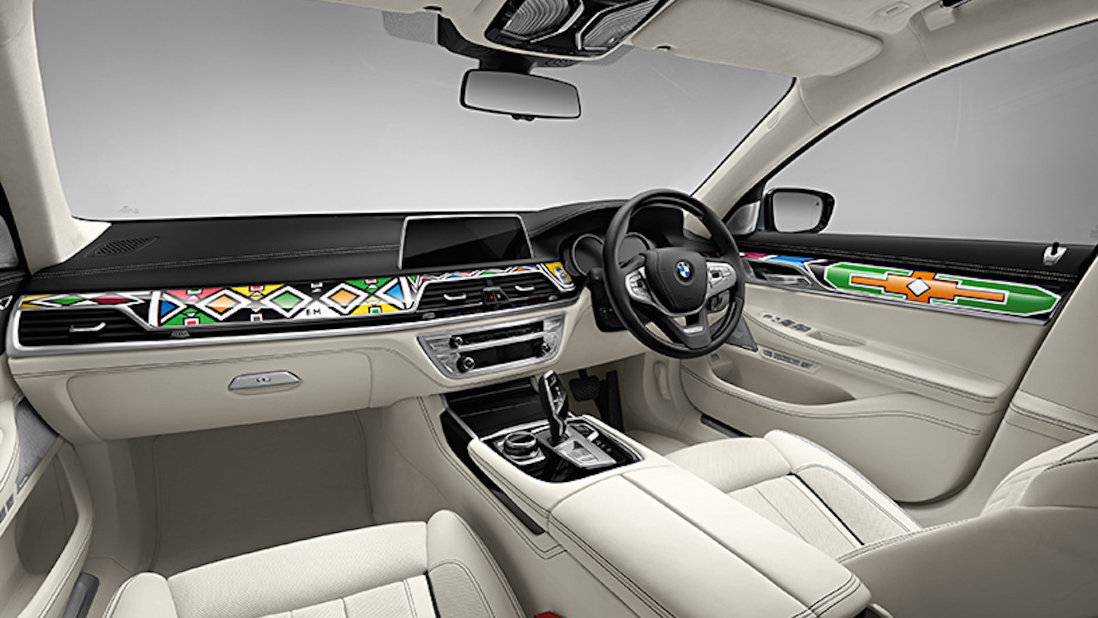 81-Year-Old South African Artist Paints Interior of BMW Sedan