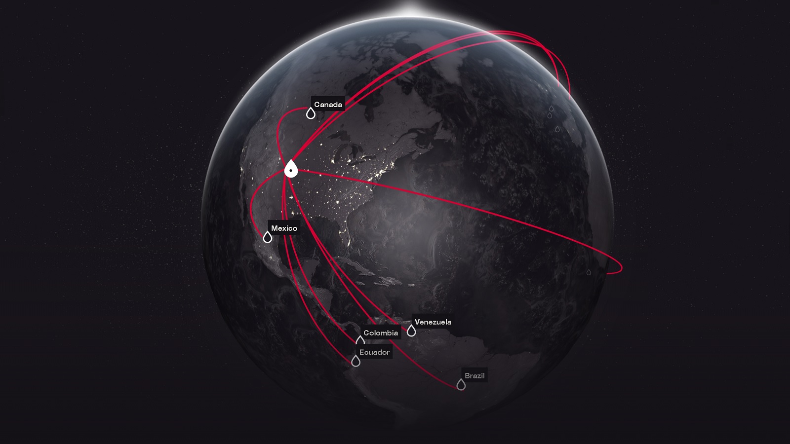 Explore Oil Consumption with Interactive 3D Map of Earth