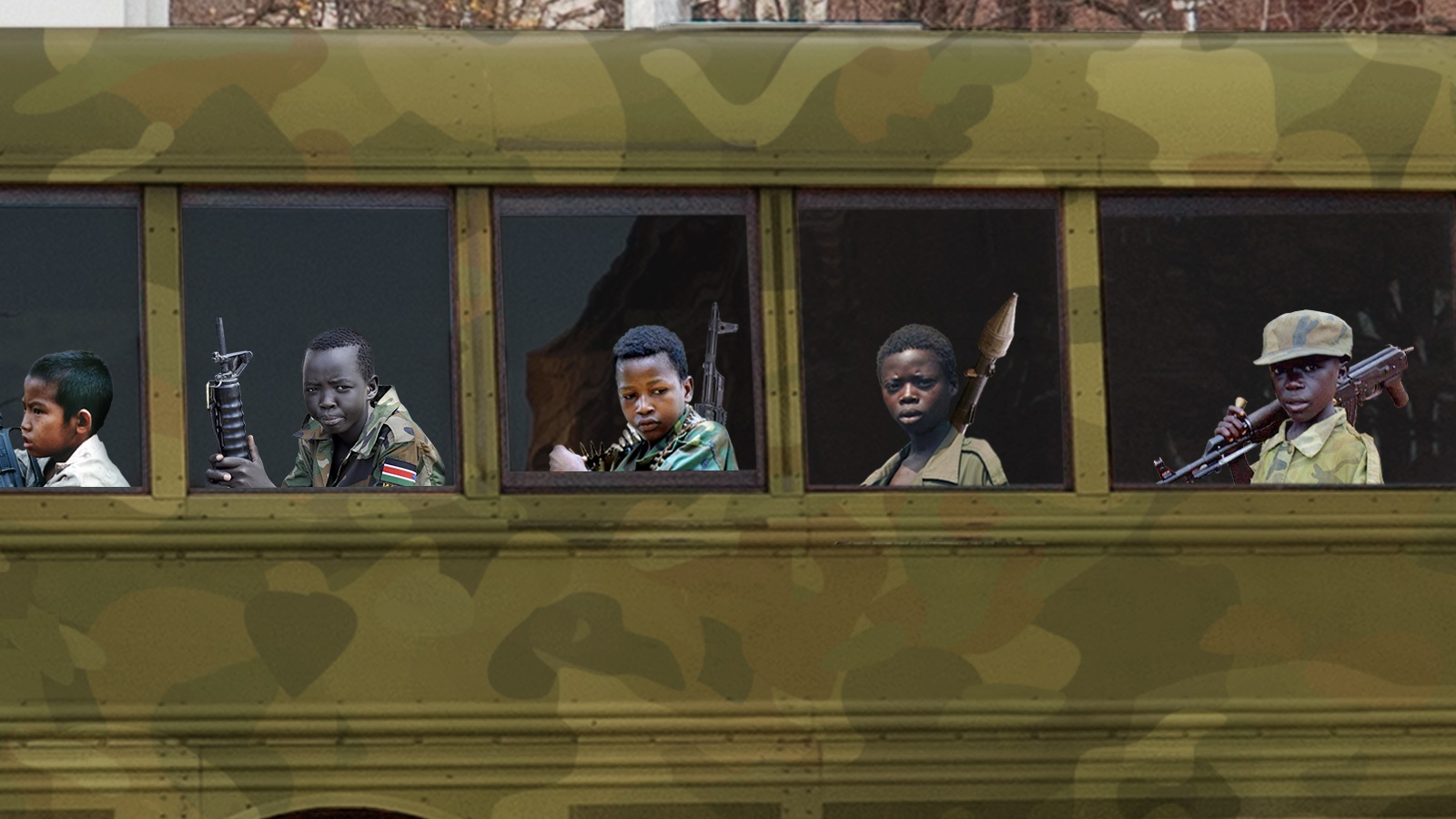 Revamped School Bus Raises Awareness About Child Soldiers