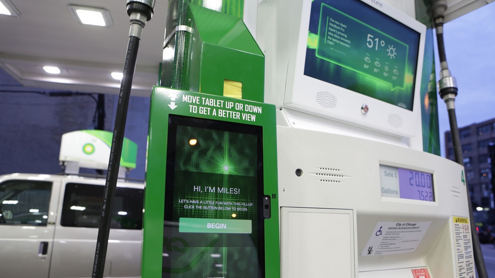 BP’s Miles Is a Chatty and Highly Interactive Fuel Pump