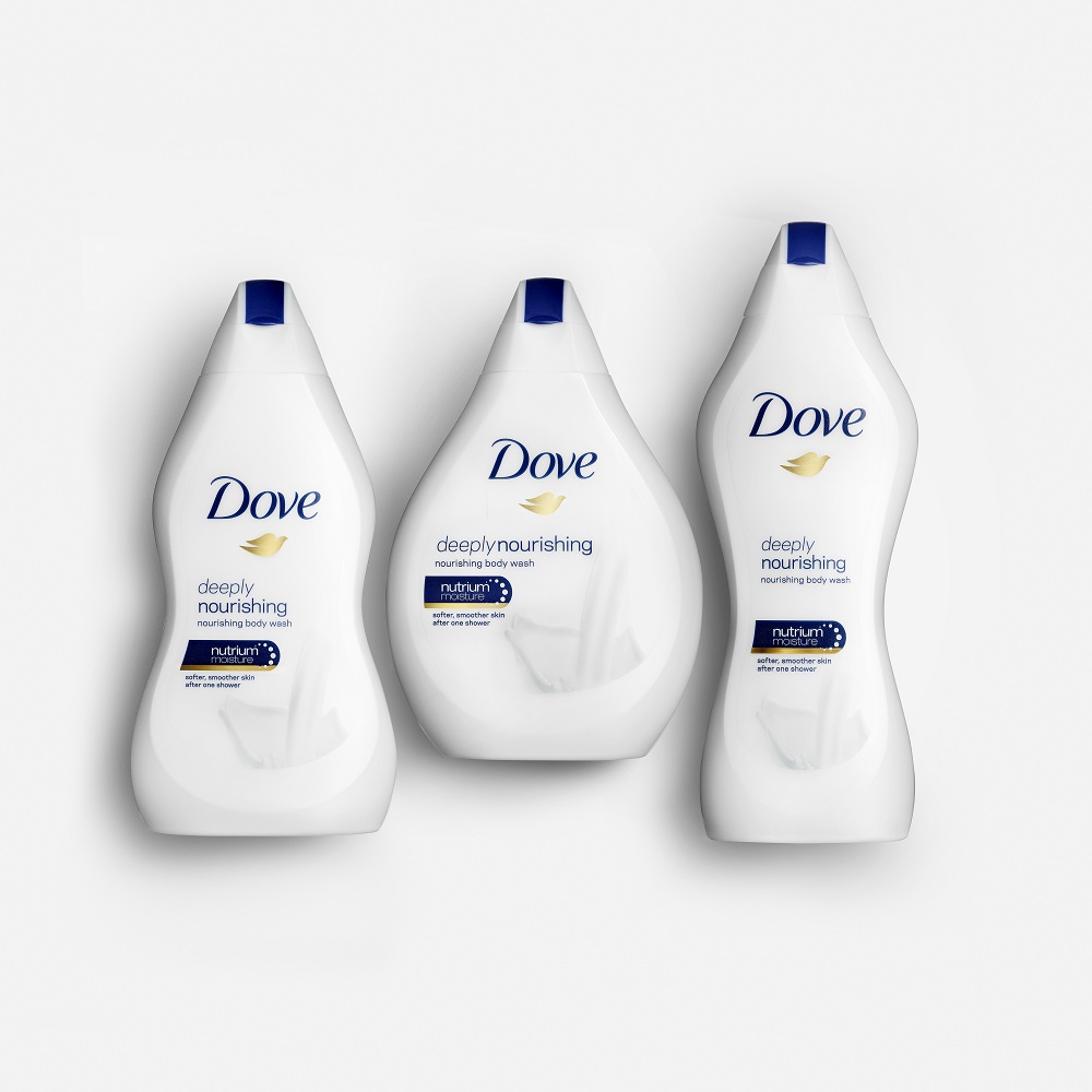 Dove Celebrates Diversity with Curvy Beauty Bottles