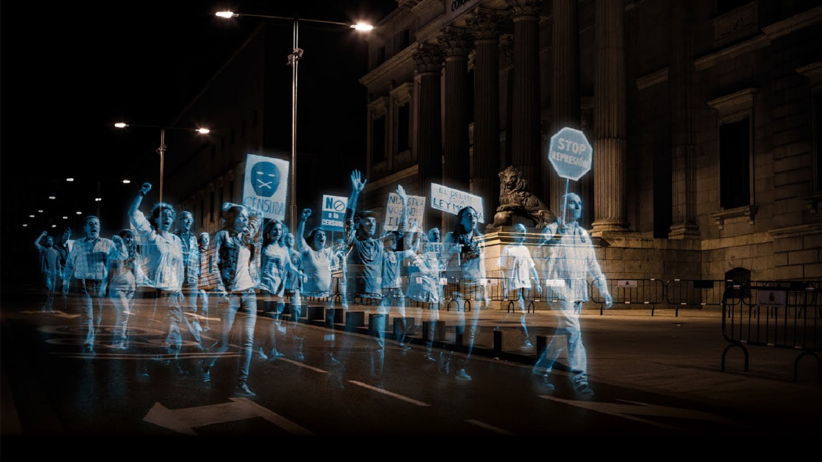 #TBT: Spain’s Gag Law Tricked by the World’s First Hologram Protest