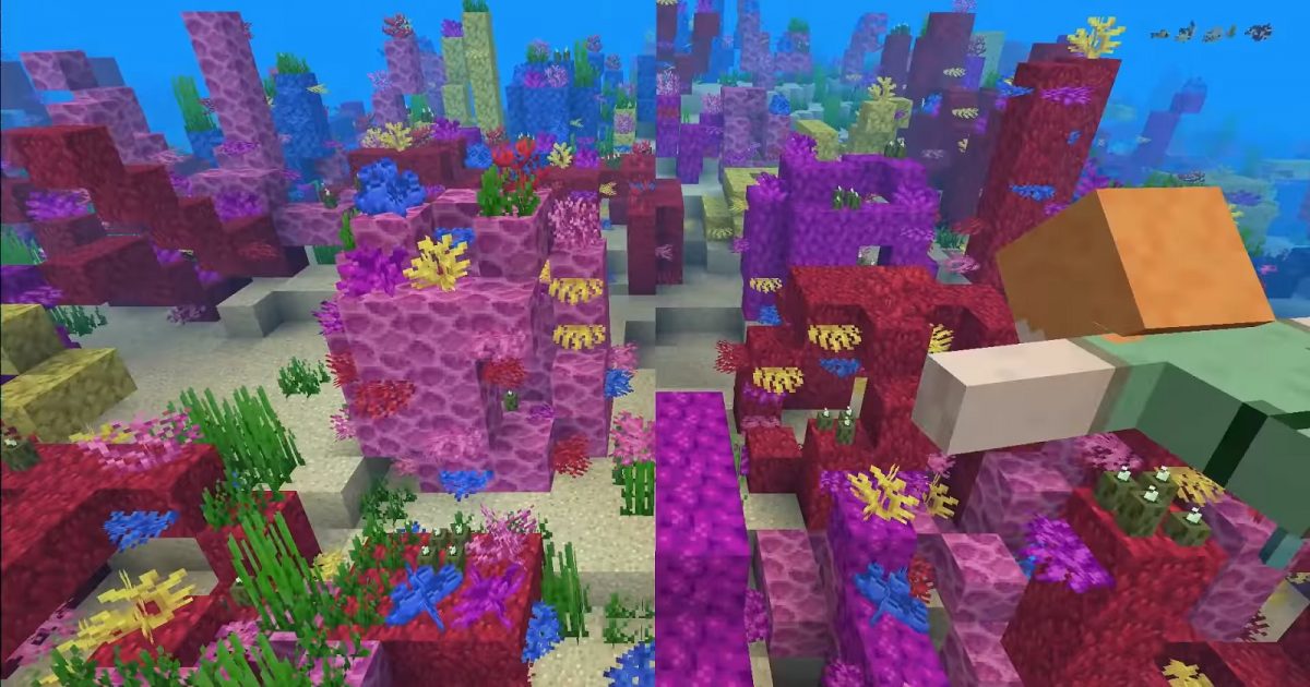 Minecraft How To Mine Coral Minecraft Collection