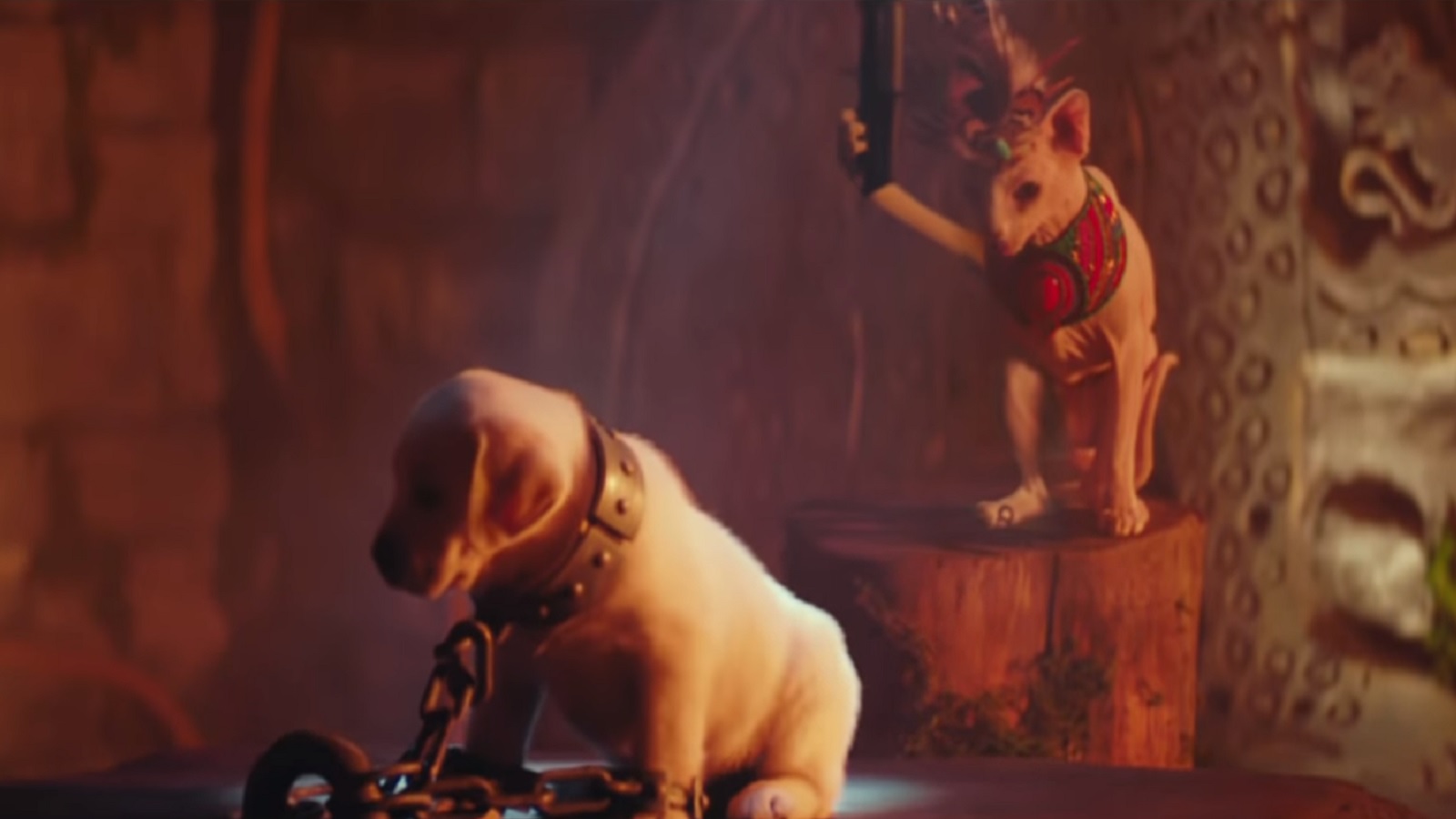Cute Puppies & Cheeky Cats Star in Latest Lara Croft Trailer