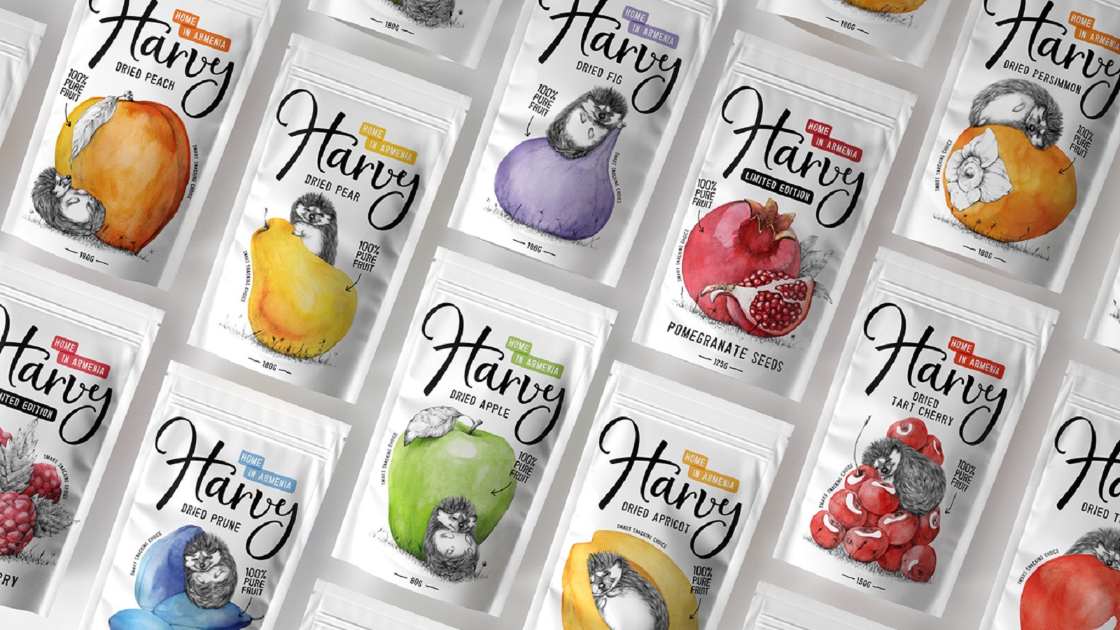 Nature Meets Design in Harvy Dried Fruits’ Packaging