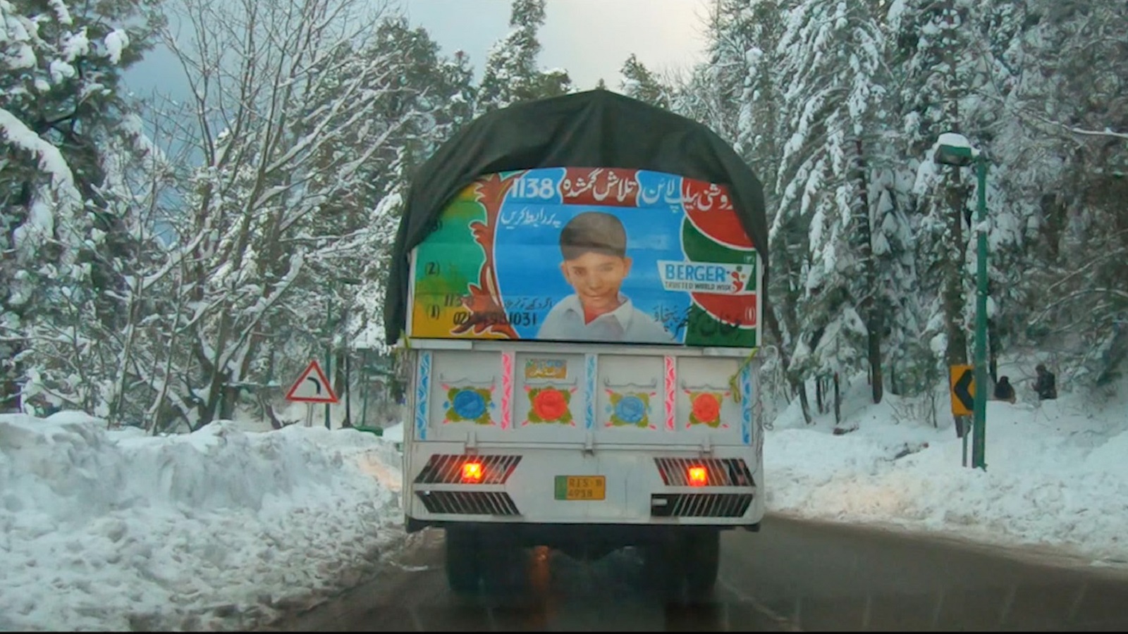 Traditional Pakistani Trucks Transformed to Locate Missing Kids