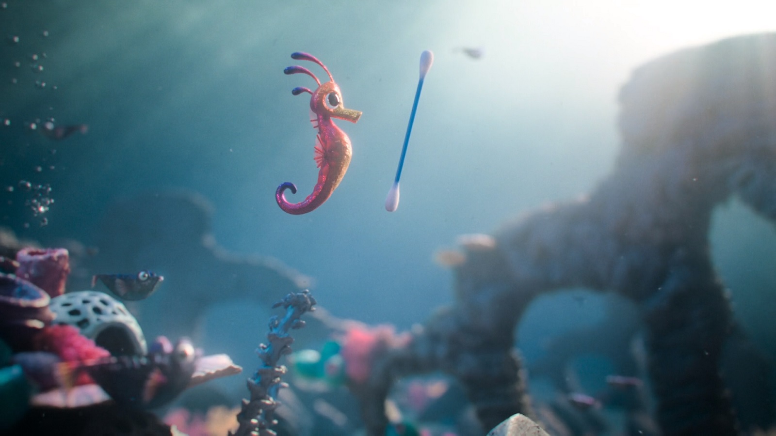 The Sad Story of a Seahorse Falling in Love with a Q-tip