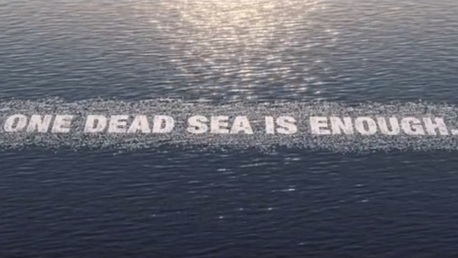 #TBT: Waters of Dead Sea Send an Eco-Friendly Message