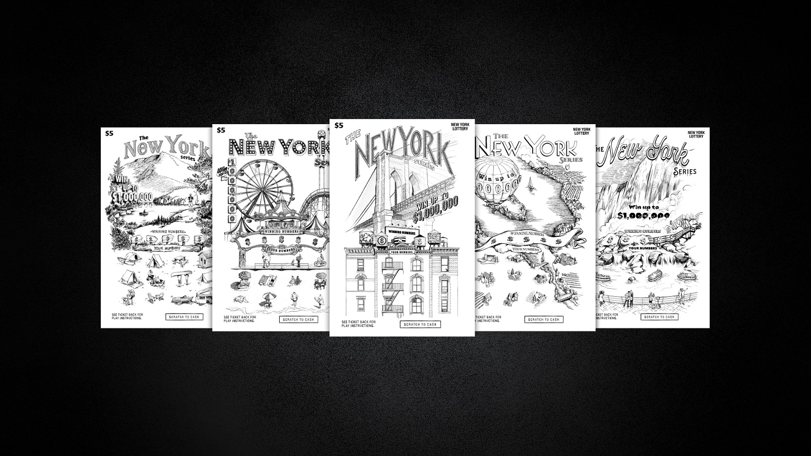 Scratch-Off Lottery Tickets Wear NY’s Landmarks