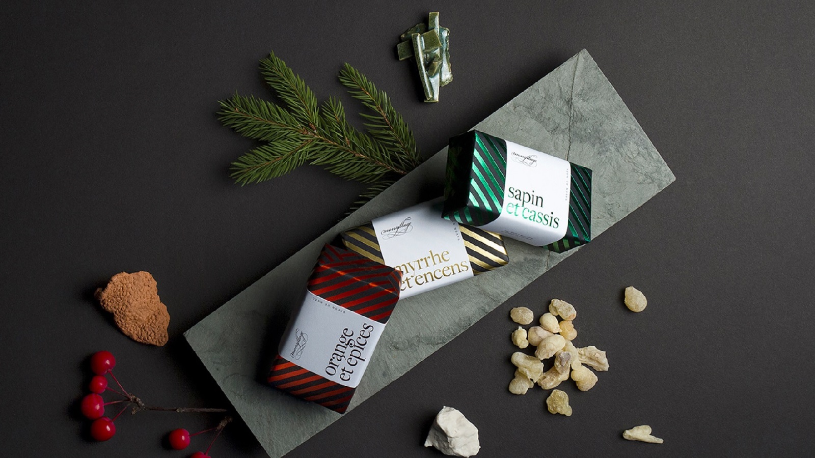 Soap Packaging Inspired by Christmas Traditions