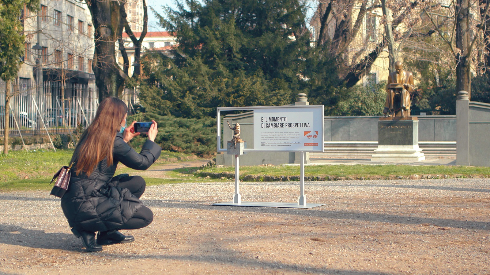 #TBT: NGO Builds Mini Billboards to Share a Big Message on Gender Equality